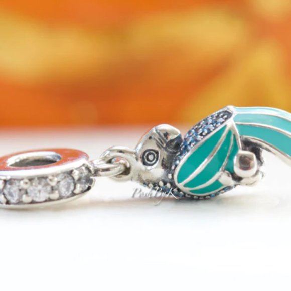 PANDORA Tropical Parrot Pendant Charm 791903ENMX - Picture 2 of 3
